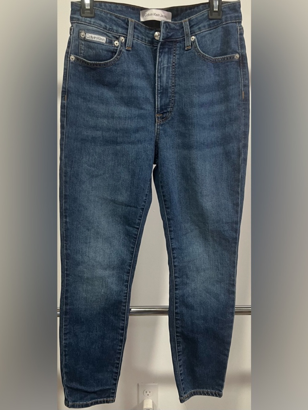 NWT Calvin Klein High Rise Skinny Ankle Jeans Size 30